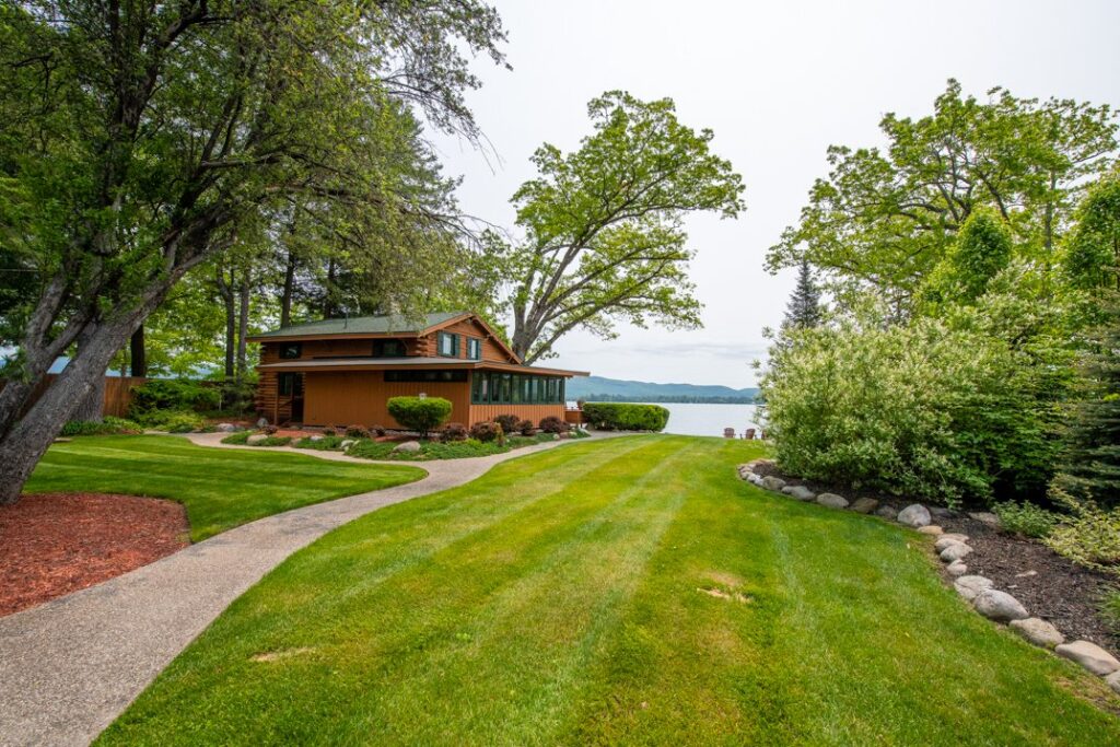 Lake Front Home View 1
