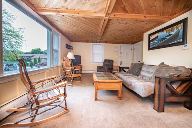 Shore Meadows LakeHouse Cabin 11 Living Room View