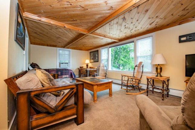Shore Meadows LakeHouse Cabin 11 Living Room View 2